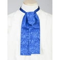 thumbnail image 1 of Scully 535300-ROY-ONE Mens Wahmaker Silk Adjustable Old West Jacquard Tie, Royal - One Size, 1 of 2