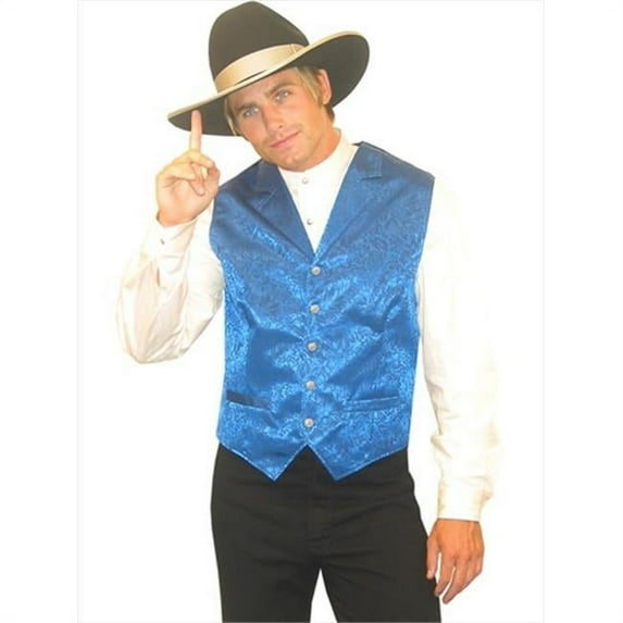 Scully 535354X-ROY-3X-B-T Mens Wah Maker Twin City Vest - Royal, 3X