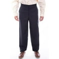 thumbnail image 1 of Scully Mens Wahmaker Special Occasion Button Fly Pants Black Poly Blend 36, 1 of 2