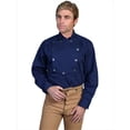 thumbnail image 1 of Scully 542600-NAV-L Wah Maker Mens 100 Percent Cotton Cavalry Bib Shirt, Navy, Large, 1 of 2