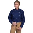 thumbnail image 1 of Scully 542600-NAV-XXL Wah Maker Mens 100 Percent Cotton Cavalry Bib Shirt, Navy, Xxl, 1 of 2