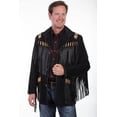 thumbnail image 1 of Scully 902-19-44L-L Mens Leather Wear Jacket, Black Boar Suede - Size 44L, 1 of 2