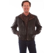 Scully Mens Double Collar Leather Jacket - 48-32_X 3X