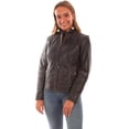 thumbnail image 1 of Scully L1040-229-L Womens This Beautiful Classic Vintage Lamb Jacket, Black - Large, 1 of 2