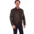 thumbnail image 1 of Scully BLACK RUGGED LAMB ZIP FRONT JACKET, 1 of 2