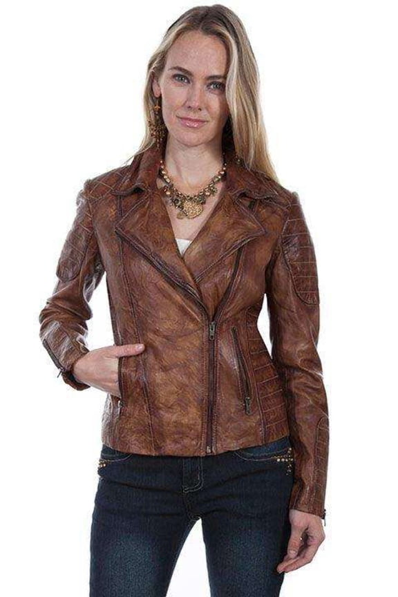 Scully BROWN QUILTED LADIES JACKET