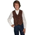 thumbnail image 1 of Scully Boys' Boar Suede Vest Espresso X-Small  US, 1 of 2