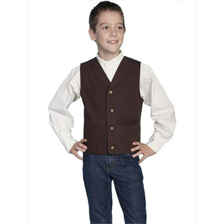 Boys canvas vest sale