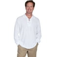 thumbnail image 1 of Scully Men's Cantina Lace-Up Long Sleeve Shirt, White, XX-Large, 1 of 2