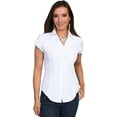 thumbnail image 1 of Scully Cantina Womens White 100% Cotton Cap Sleeve Vine Blouse XXL, 1 of 2