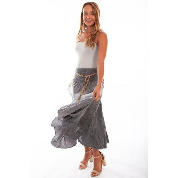 Scully Female Cantina Skirt - Charcoal- Extra Large