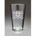 thumbnail image 1 of Scully Irish Coat of Arms Lions Pint Glasses (Sand Etched), 1 of 2