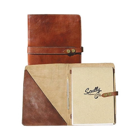 Scully  Italian Leather Letter Padfolio with Snap Closure (Men's)
