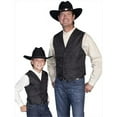 thumbnail image 1 of Scully  Kids Rangewear Scarboro Paisley Vest - Black - Medium, 1 of 1