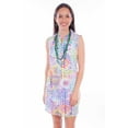 thumbnail image 1 of Scully HC898-MUL-S Women Leather Colorful Eyelet Sleeveless Dress, Multicolor - Small, 1 of 2