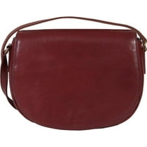 Scully Italia Big Nelly Full Flap Leather Handbag, Red