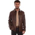 thumbnail image 1 of Scully Leather Leatherwear Mens Chocolate Men's Jacket, 1 of 2