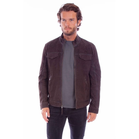 Scully Men's Suede Zip Jacket - 2056-306 Medium