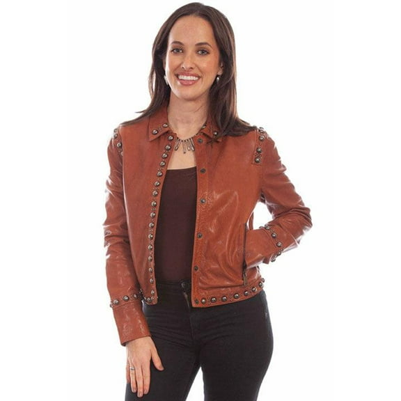 Scully Leather Leatherwear Womens Brown Ladies Jacket