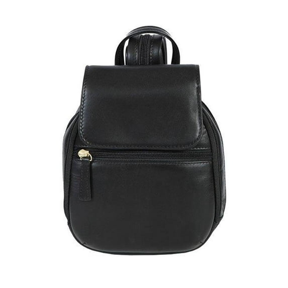 Scully Women's Leather Poppi Backpack, Black, 722