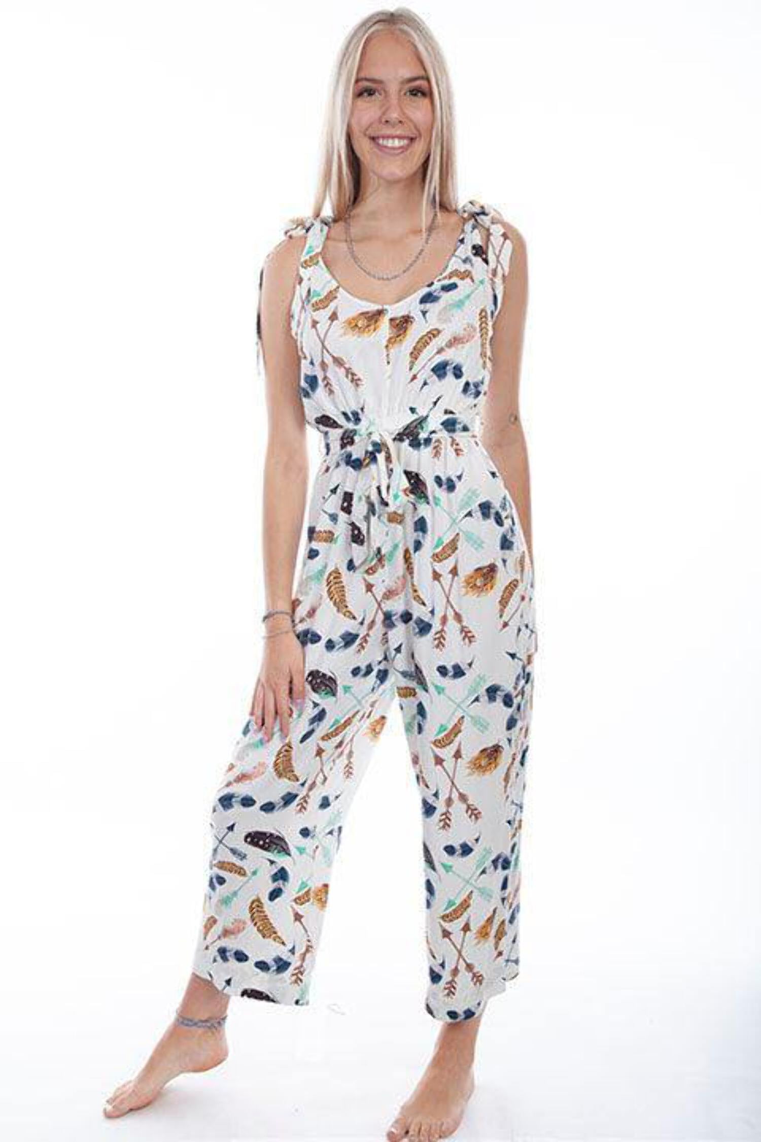 White horse jumpsuit main image 0