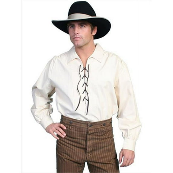Scully Men Rangewear Shirt - Natural- Small