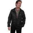 thumbnail image 1 of Scully Mens Black Leather Horizontal Ribbed Jacket XL, 1 of 3