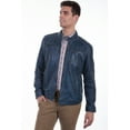 thumbnail image 1 of Scully 7-193-XXL Mens Lamb Cafe Racer Jacket, Denim - 2XL, 1 of 4