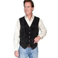 thumbnail image 1 of Scully Men's Calfskin Suede Snap Front Vest - 507-214, 1 of 2