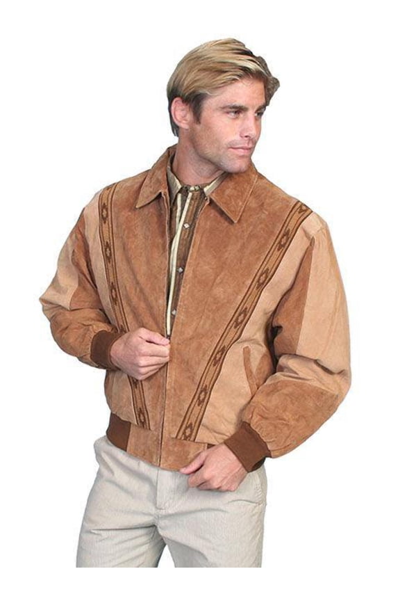 Scully Men's Boar Suede Leather Jacket - 62-174 Medium