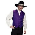 thumbnail image 1 of Scully Rangewear Mens Purple Polyester Paisley Old West Vest M, 1 of 1