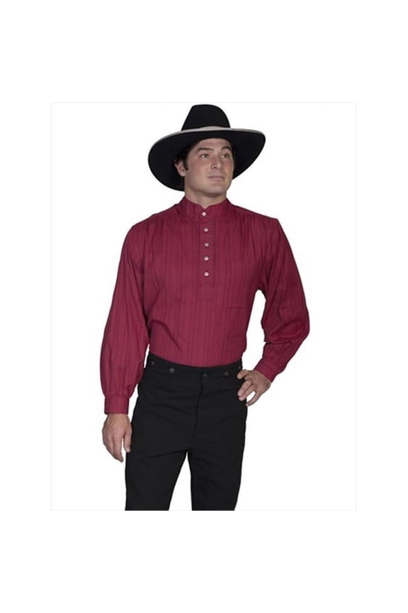 Scully  Mens Rangewear Shirt - Burgundy - Extra Large