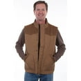 thumbnail image 1 of Scully Mens Tan 100% Cotton Snap Quilted Vest L, 1 of 2