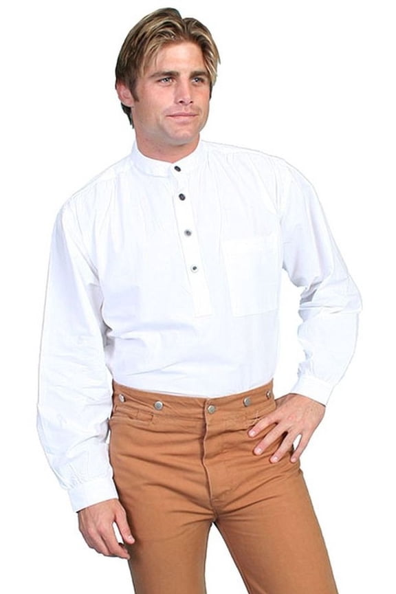 Scully RW013-WHT-XL Men Rangewear Shirt - White, Extra Large