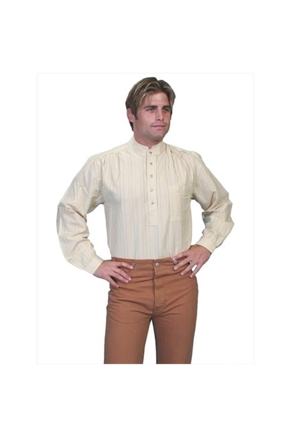 Scully RW015-NAT-M Men Rangewear Shirt - Natural, Medium