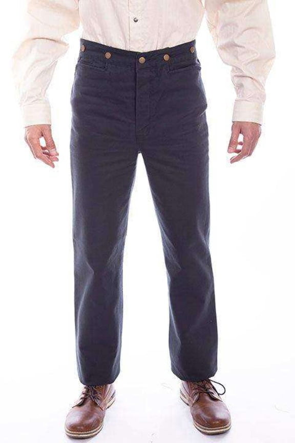 Scully RW040-BLK-33 Mens Rangewear Frontier Pant, Black, Size 33