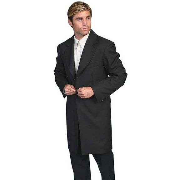 Scully Rangewear Men's Frock Coat Black, Black, 44