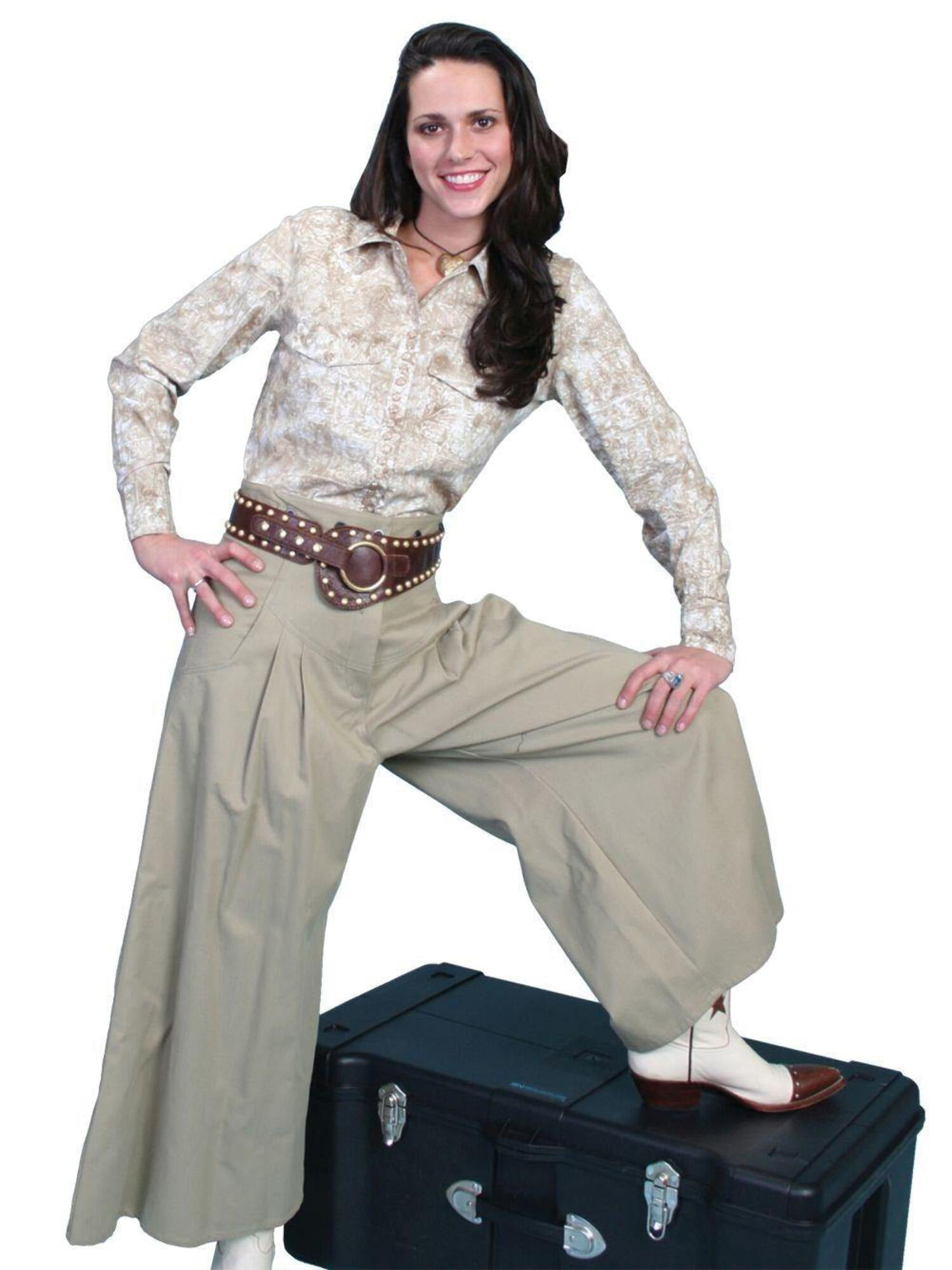 Scully RW528-TAN-20 Women Rangewear Brushed Twill Riding