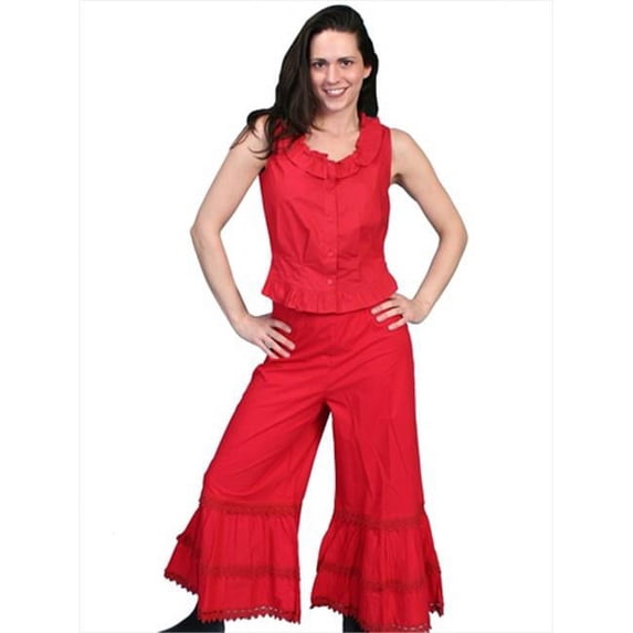 Scully Rangewear 100 Percent Cotton Womens Bloomers - Red - XXL