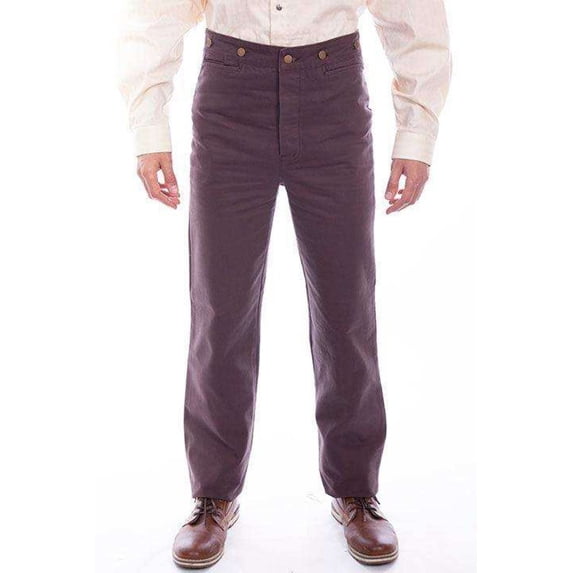 Scully Rangewear Mens Walnut 100% Cotton Big Durable Canvas Pants 48