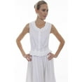 thumbnail image 1 of Scully Rangewear Womens White 100% Cotton Ruffle Camisole L, 1 of 1