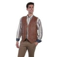 thumbnail image 1 of Scully Men's Leather Vest, Tan, Large, 1 of 4
