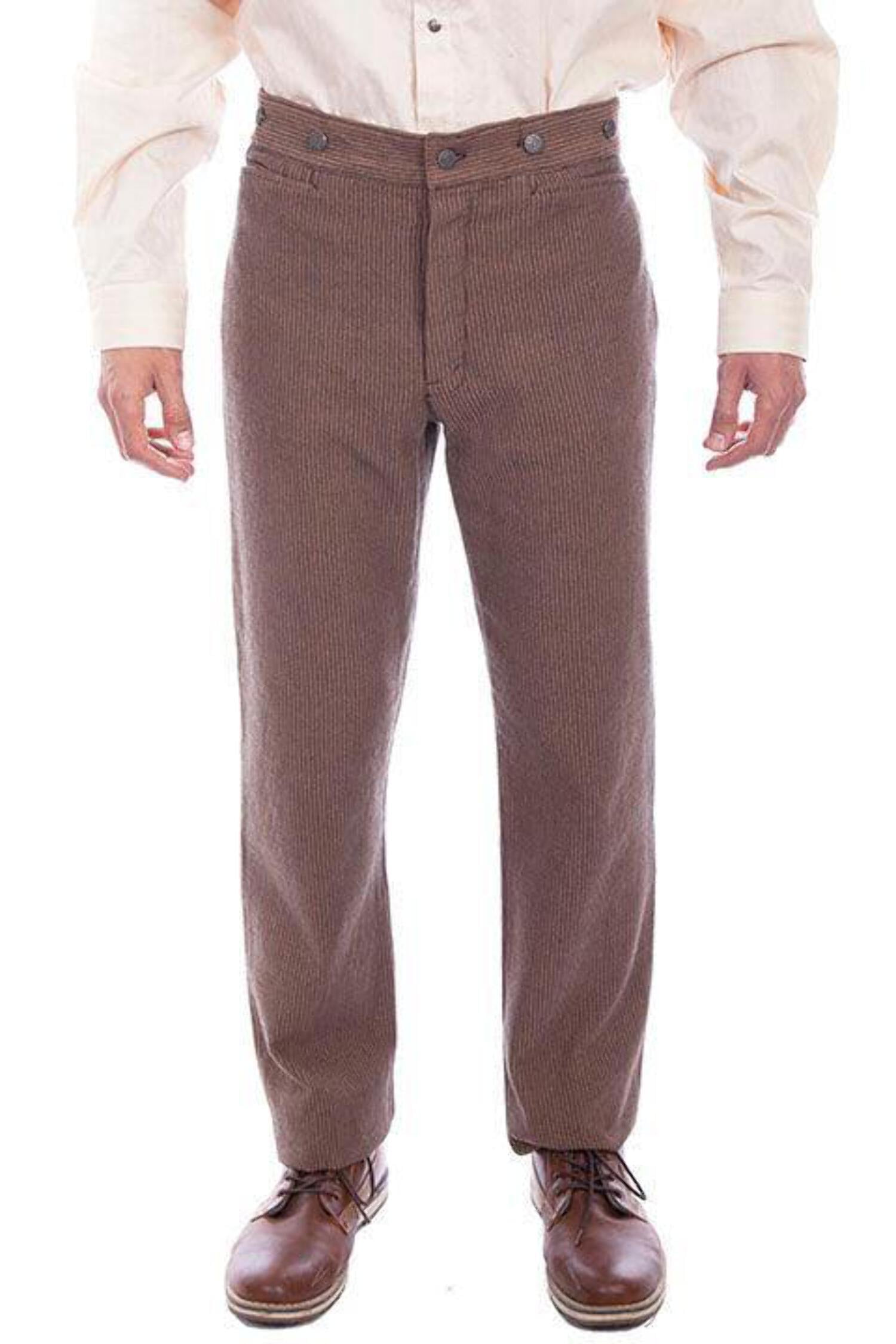 Taupe Stripe Pants main image 1