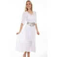 thumbnail image 1 of Scully WHITE LACE TRIM MAXI DRESS, 1 of 2