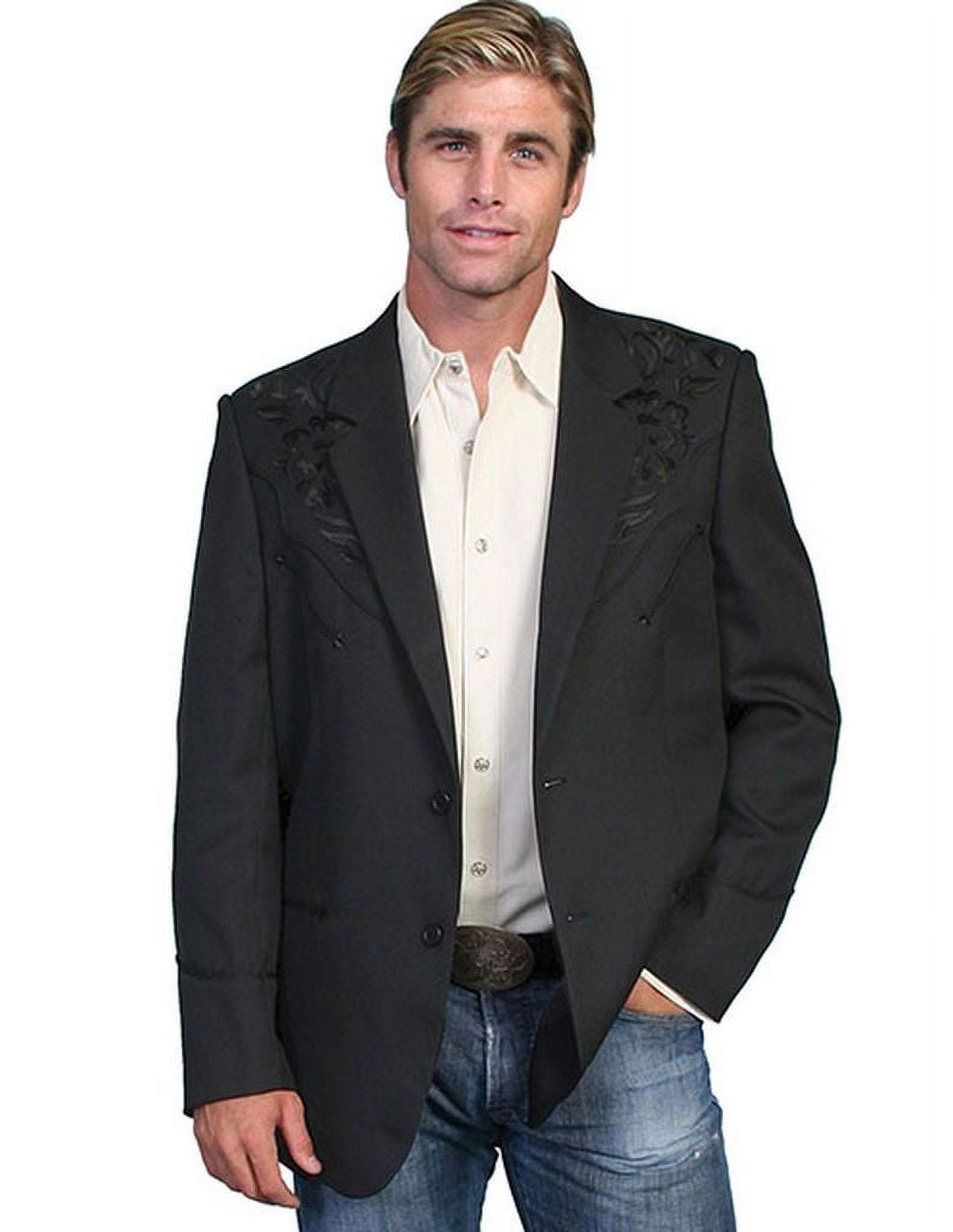 Scully P 733 BLK 38 Mens Western Jacket Black 38 Walmart