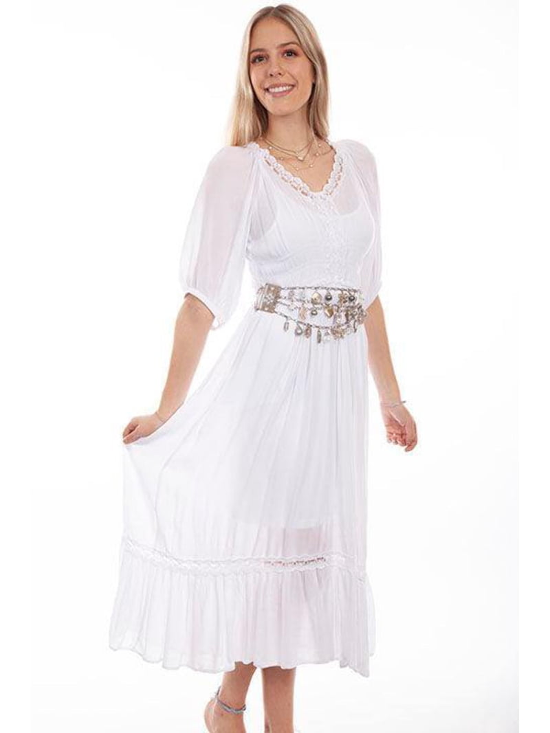 Scully Western Dress Womens 3/4 Sleeve Lace Maxi XXL White F0_PSL-253 - Walmart.com Scully Western Dress Womens 3/4 Sleeve Lace Maxi XXL White F0_PSL-253 - Walmart.com
