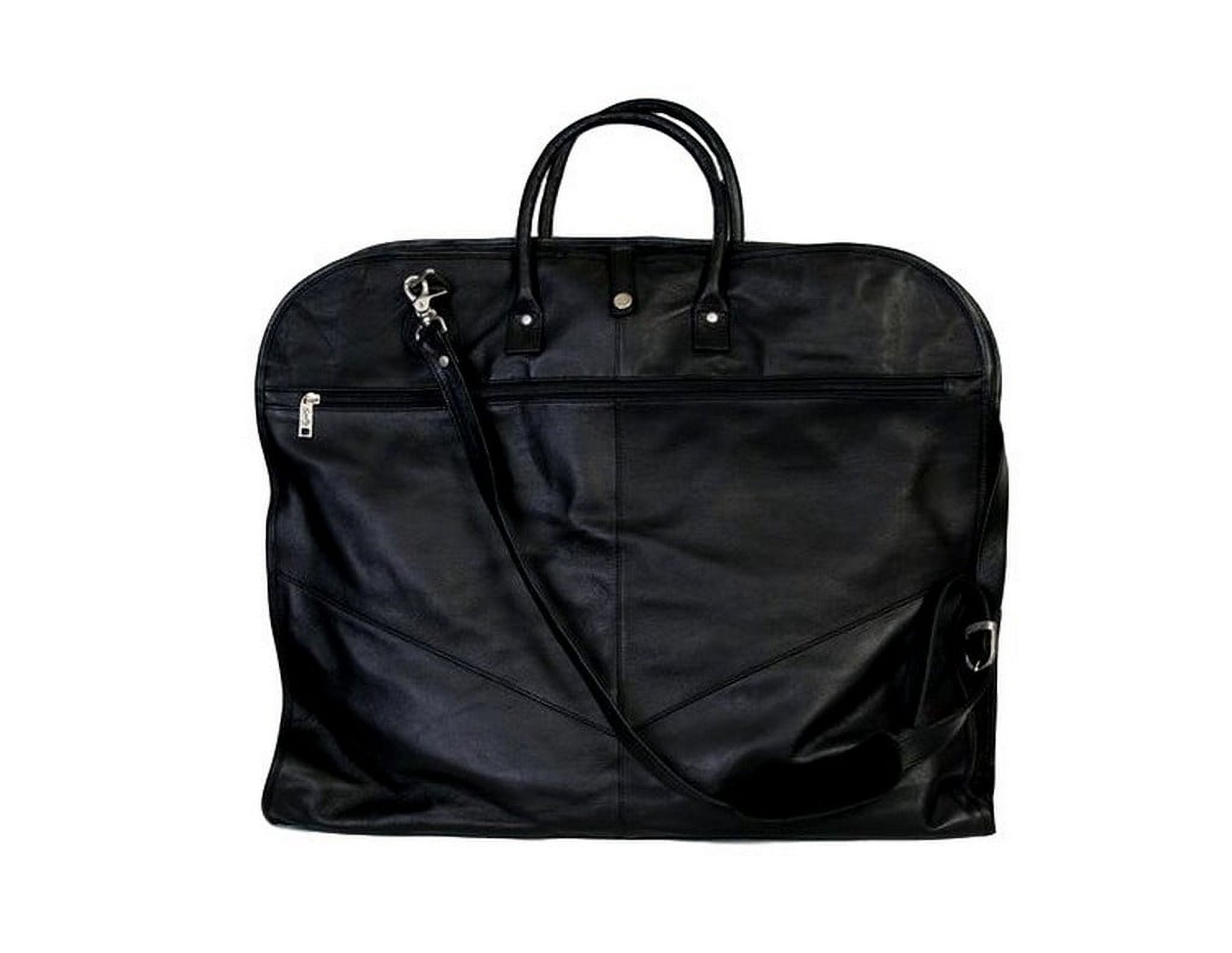Scully Western Garment Bag Sierra Collection Leather Black 05_807_17