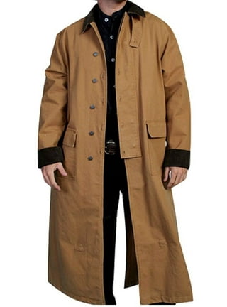 Mens western shop duster coat
