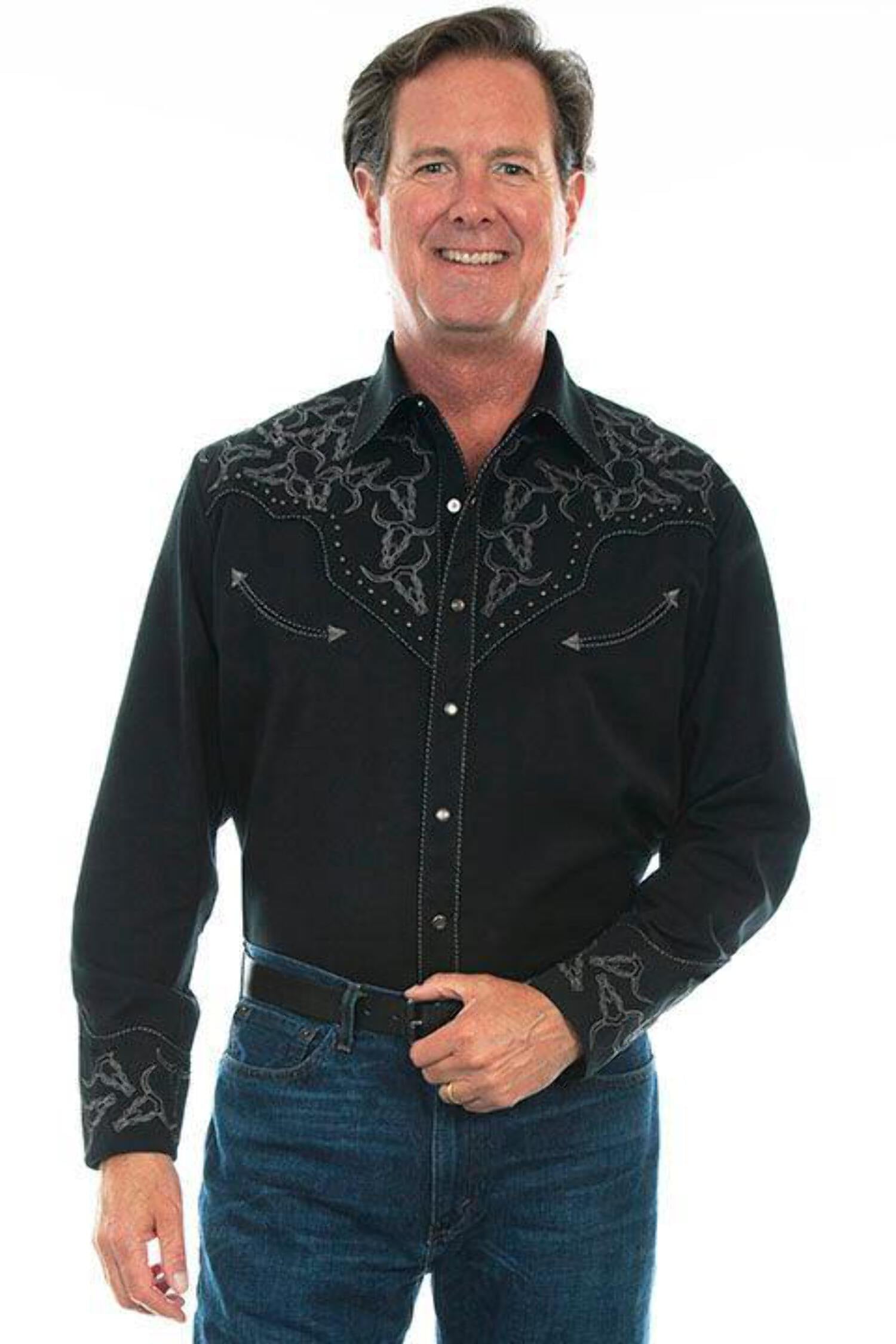 Men’s Western Longhorn Pullover