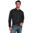 thumbnail image 1 of Scully Western Shirt Mens Long Sleeve Dobby Stripe Snap PS-007, 1 of 2